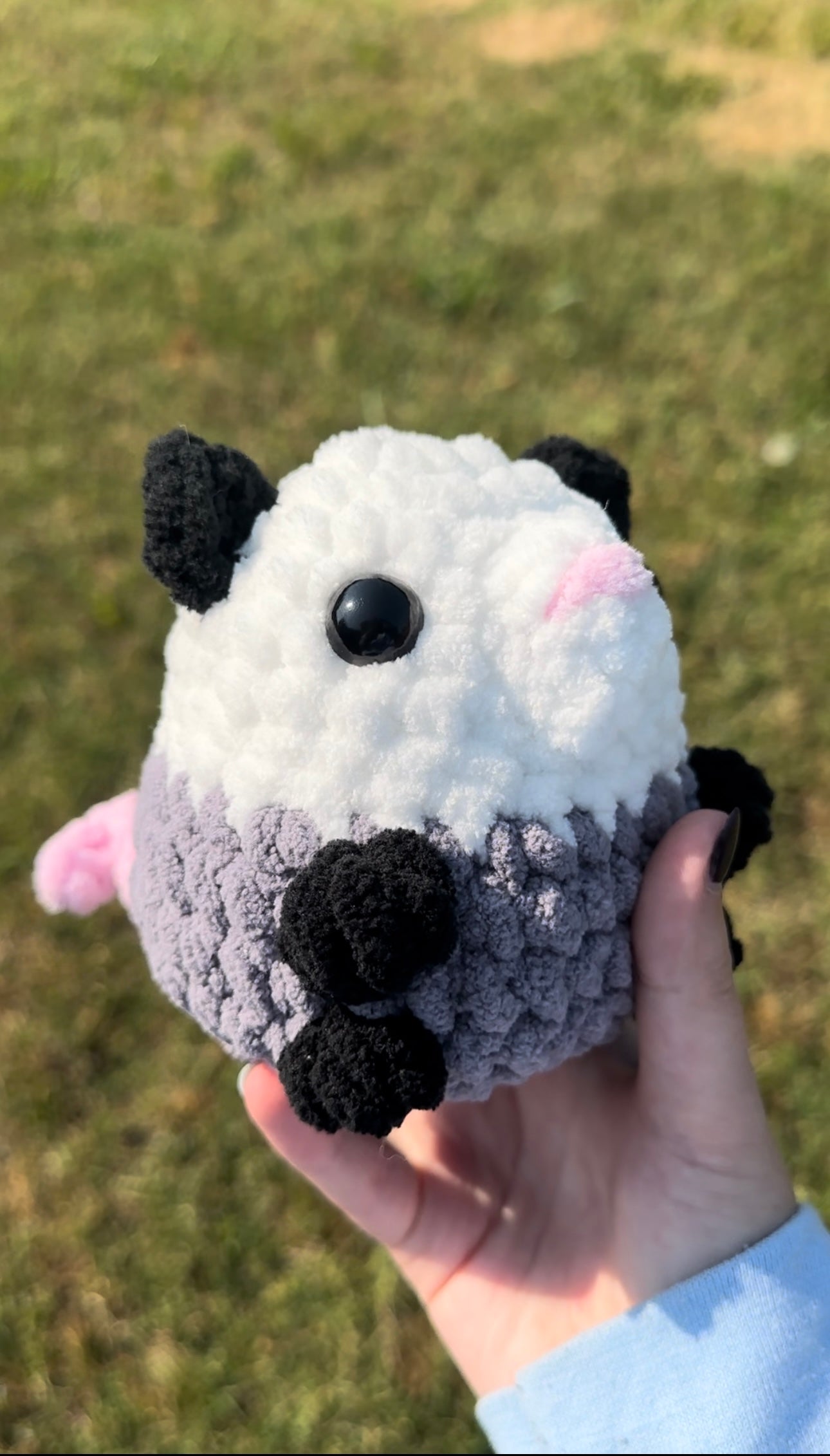 Opossum plushies